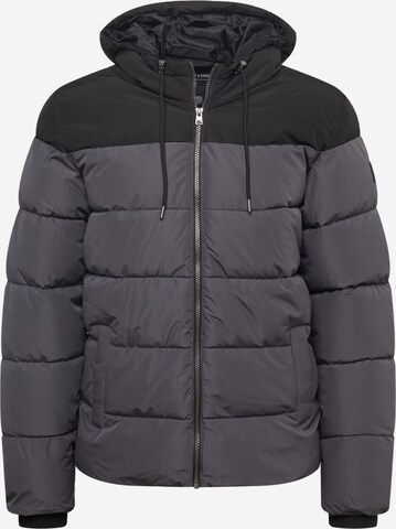 Only & Sons Winter Jacket 'MELVIN' in Grey: front