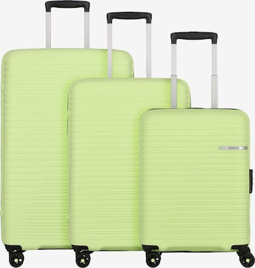 American Tourister Kofferset 'Liftoff' in Grün: Vorderseite