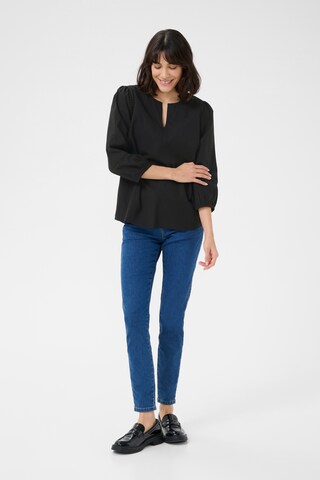 Kaffe Bluse 'Lila' i sort