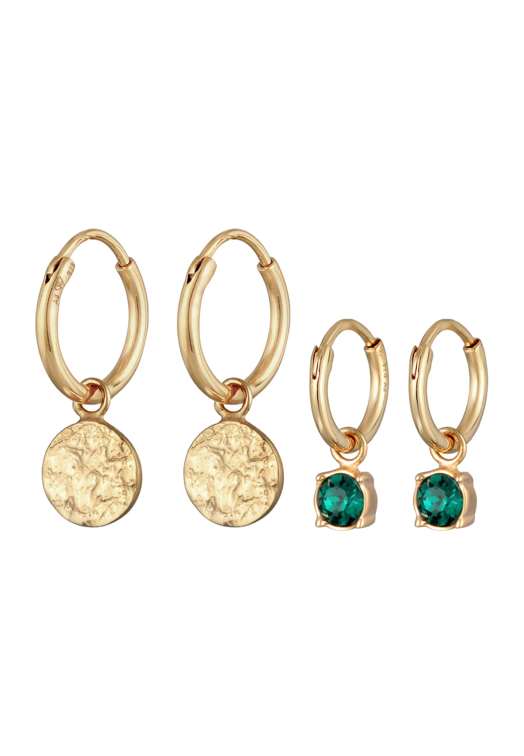 ELLI Schmuckset in Gold: Vorderseite