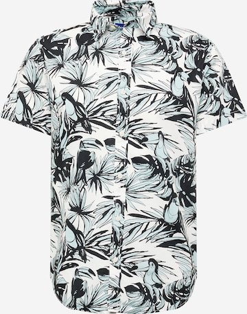 JACK & JONES Button Up Shirt 'JORJoshua Aruba' in White: front