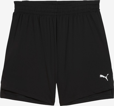 PUMA Sporta bikses 'TeamJaws Starter' pieejams XS, krāsa - melns / balts, Preces skats