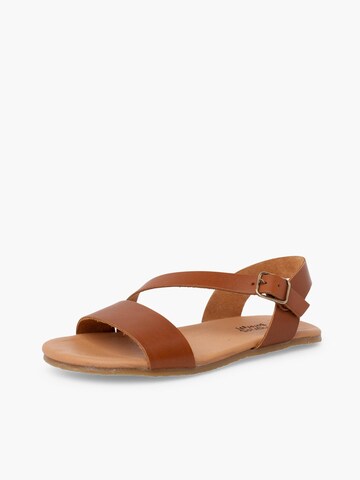 Sandales Pisamonas en marron
