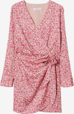 Robe 'Stripy' MANGO en rose : devant