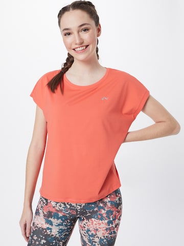 ONLY PLAY Funktionsbluse 'Aubree' i orange: forside