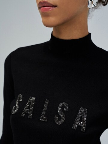 Salsa Jeans Langarm-shirts in Schwarz
