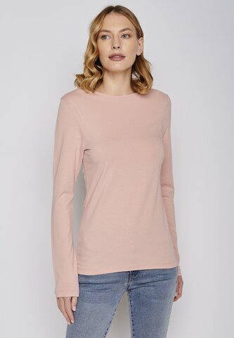 GREENBOMB Shirt 'Yummy' in Roze: voorkant