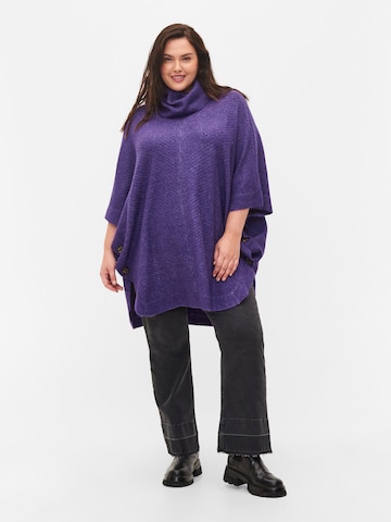 Zizzi Cape 'ARIZONA' in Purple