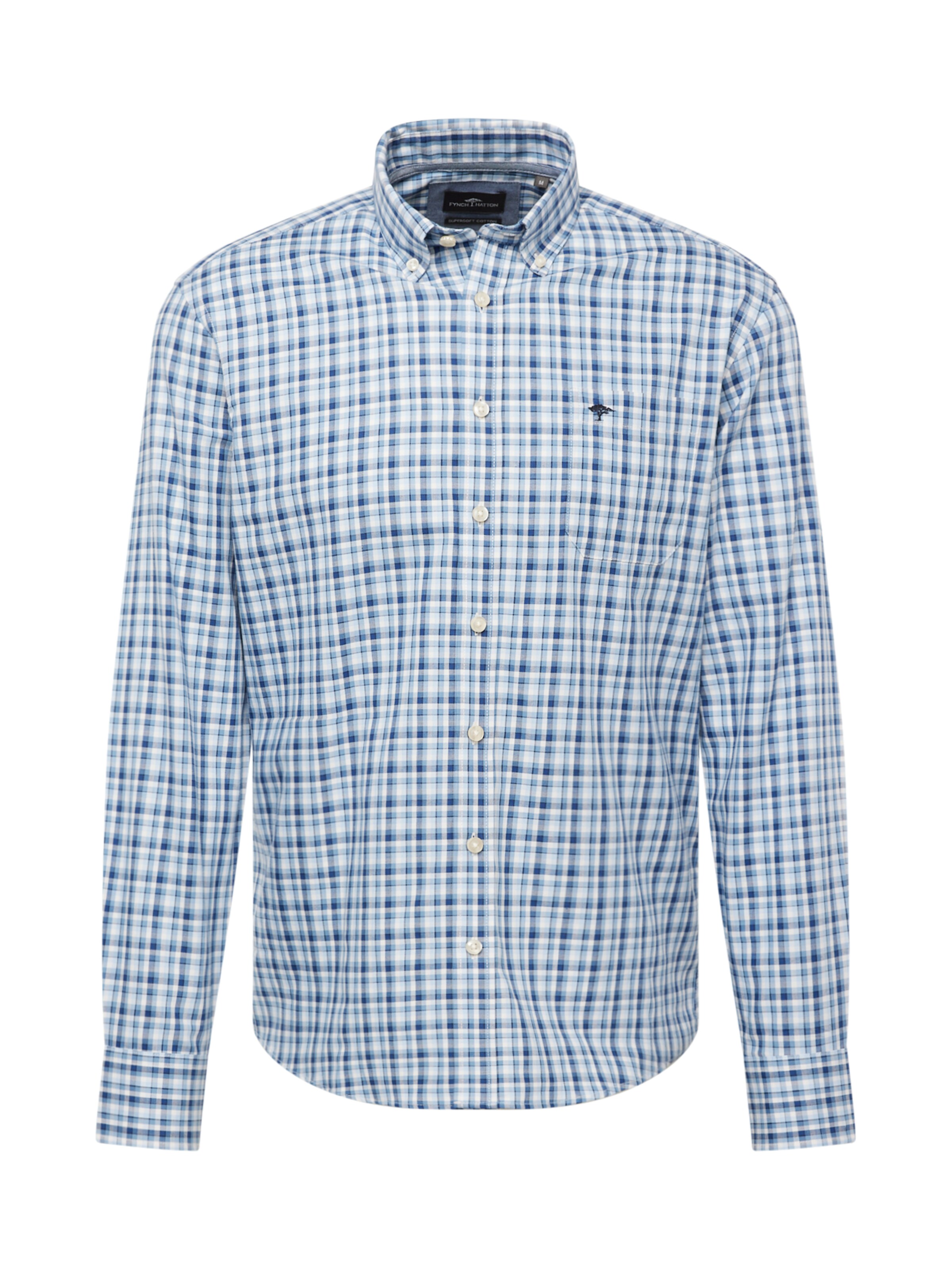 FYNCH-HATTON Hemd in Blau: Vorderseite
