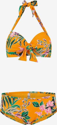 Bikinis 'Waikiki' iš Shiwi, spalva – žalia / šviesiai oranžinė / rožinė, Prekių apžvalga