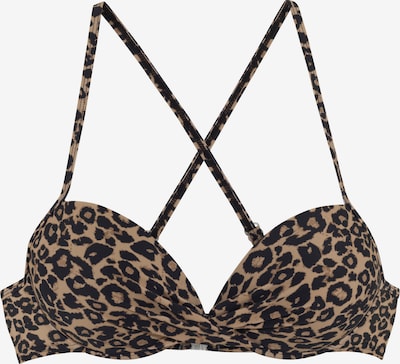 VIVANCE Bikini gornji dio u smeđa / crna, Pregled proizvoda