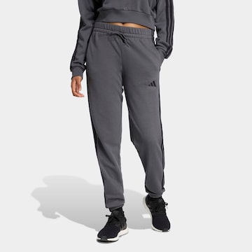 ADIDAS SPORTSWEAR Tapered Workout Pants 'Essentials' in Grey: front