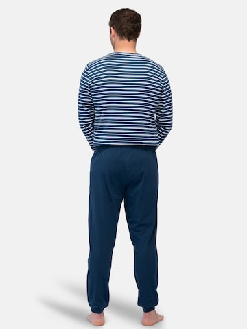 greenjama Pyjamahose in Blau