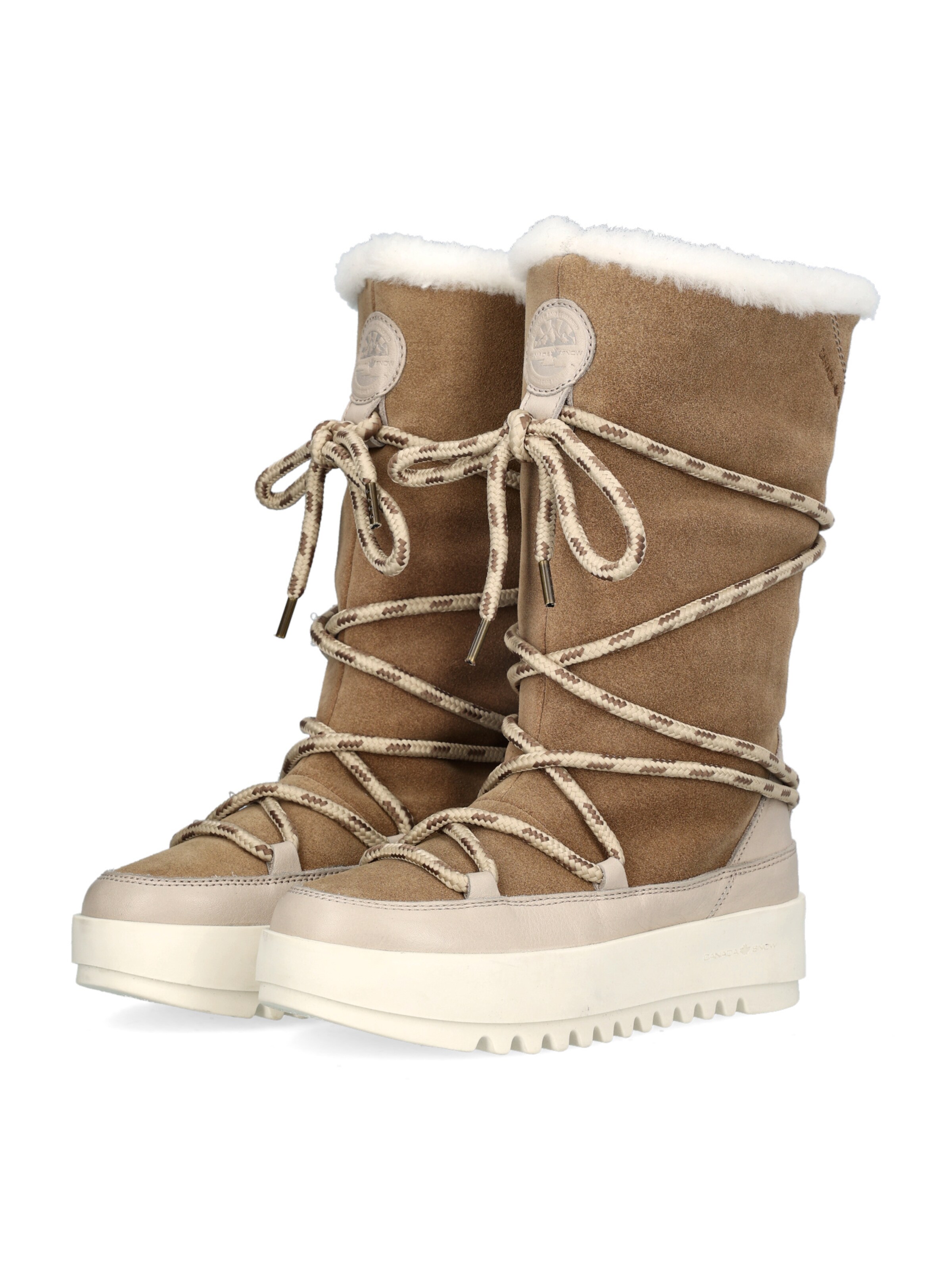 CANADA SNOW Boots 'MOUNT MARTY' in Beige: front