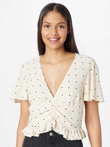 NA-KD Bluse in Beige: predná strana