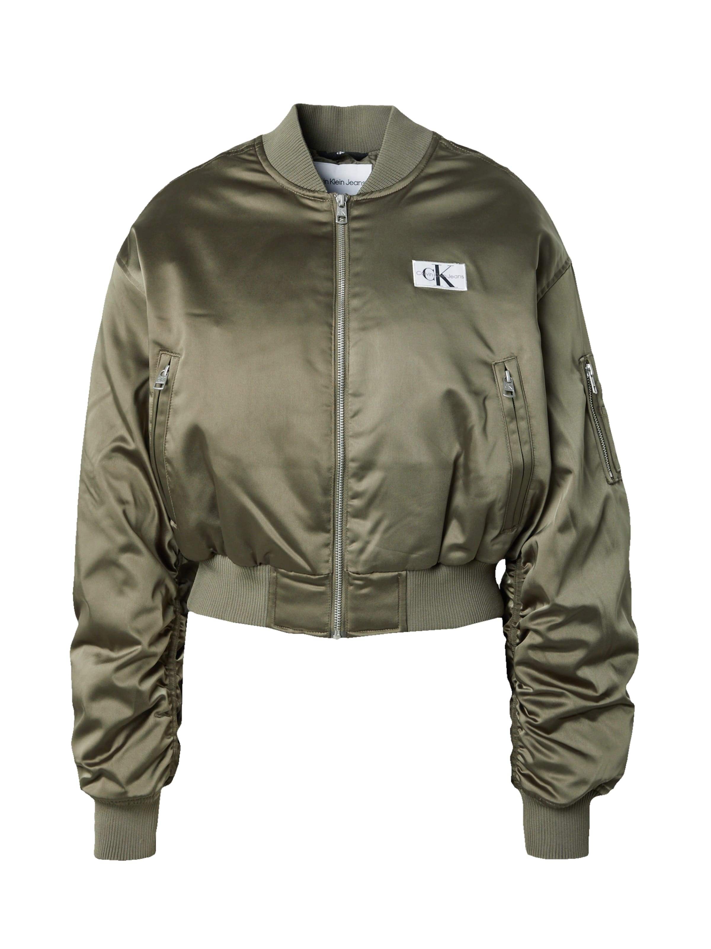 Calvin Klein Jeans Jacke in Grün: Vorderseite