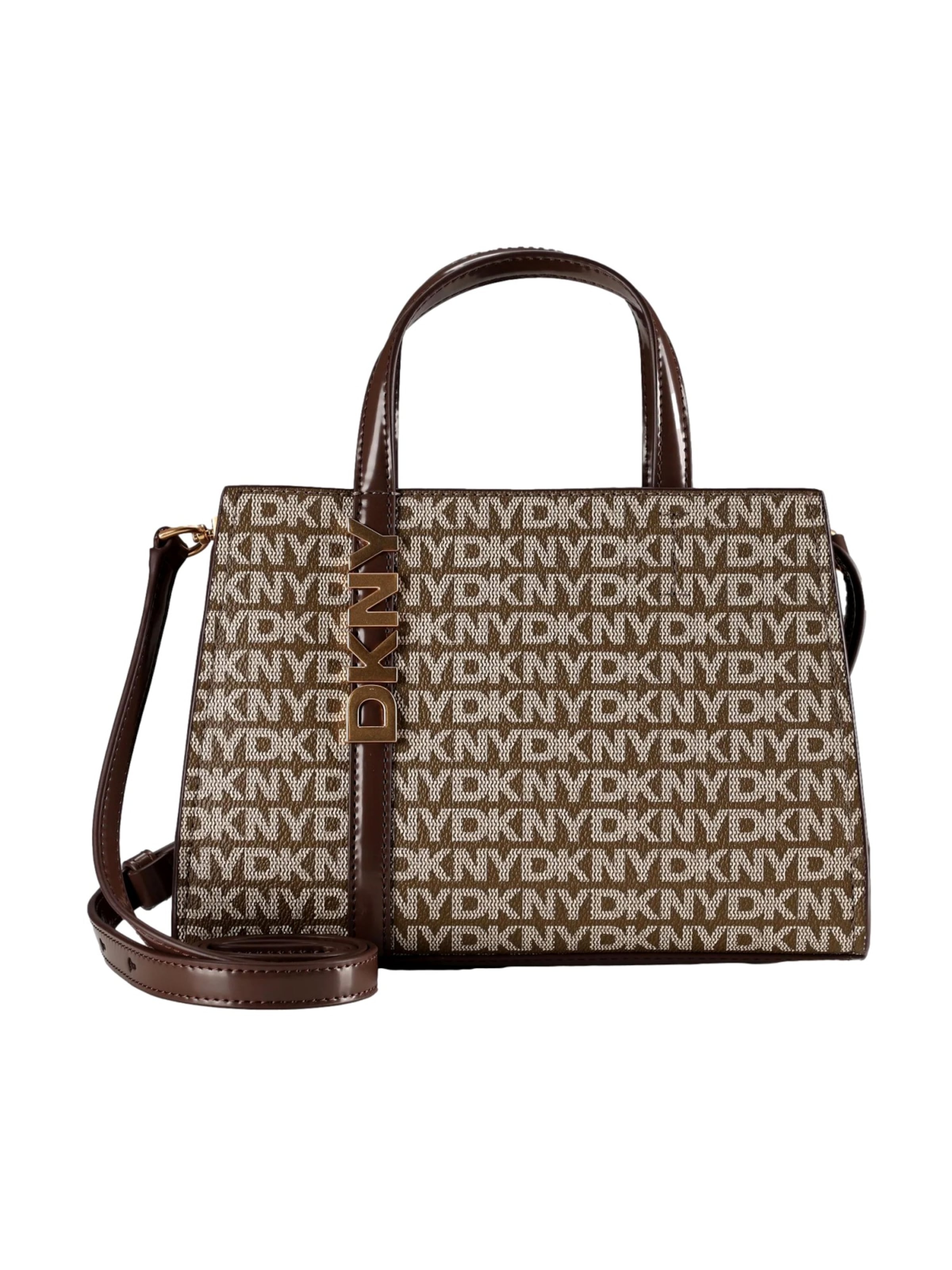 DKNY Sac bandoulière 'AVRIL' en marron, Vue avec produit
