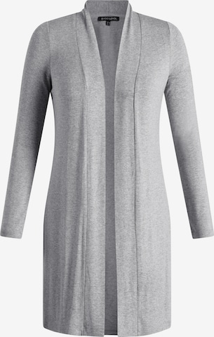 BASE LEVEL Strickjacke in Grau: Vorderseite