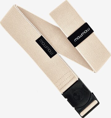 Mowmow Sportriem in Beige: voorkant