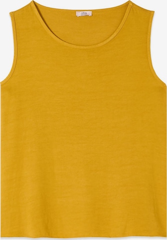 Haut oltre en jaune : devant