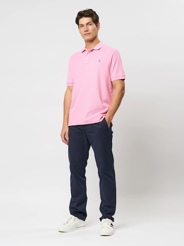 U.S. POLO ASSN. Poloshirt 'Alfred' in Pink