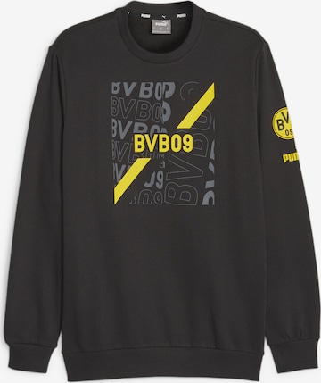 PUMA Sweatshirt  'Borussia Dortmund' in Schwarz: predná strana