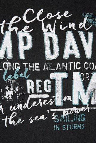 CAMP DAVID Sweatshirt in Black