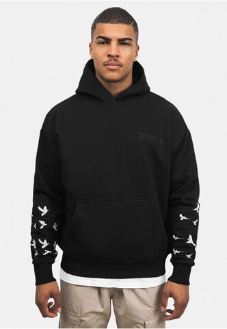 Sweat-shirt 'Flying Pigeon' Dropsize en noir : devant