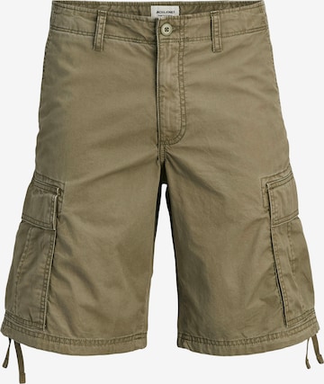 Pantalon cargo 'JPSTCole Frank' Jack & Jones Plus en vert : devant