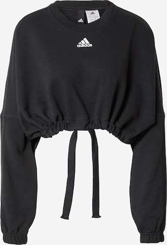 Hanorac sport 'Dance Versatile' de la ADIDAS SPORTSWEAR pe negru: față