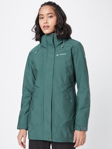 VAUDE Outdoor Jacket 'Idris' in Green: front