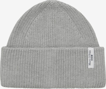 Marc O'Polo DENIM Mütze in Grau: Vorderseite