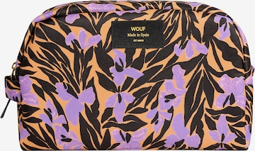 Wouf Toiletry Bag in Purple: front