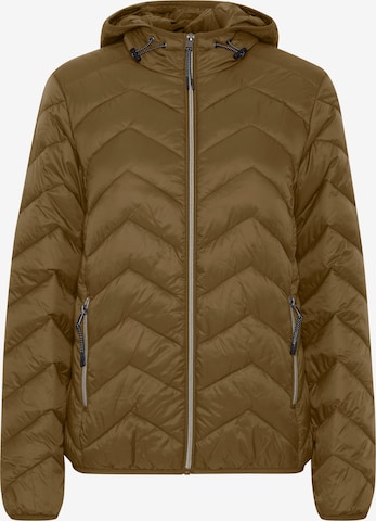 Fransa Between-Season Jacket 'PADMA' in Brown: front