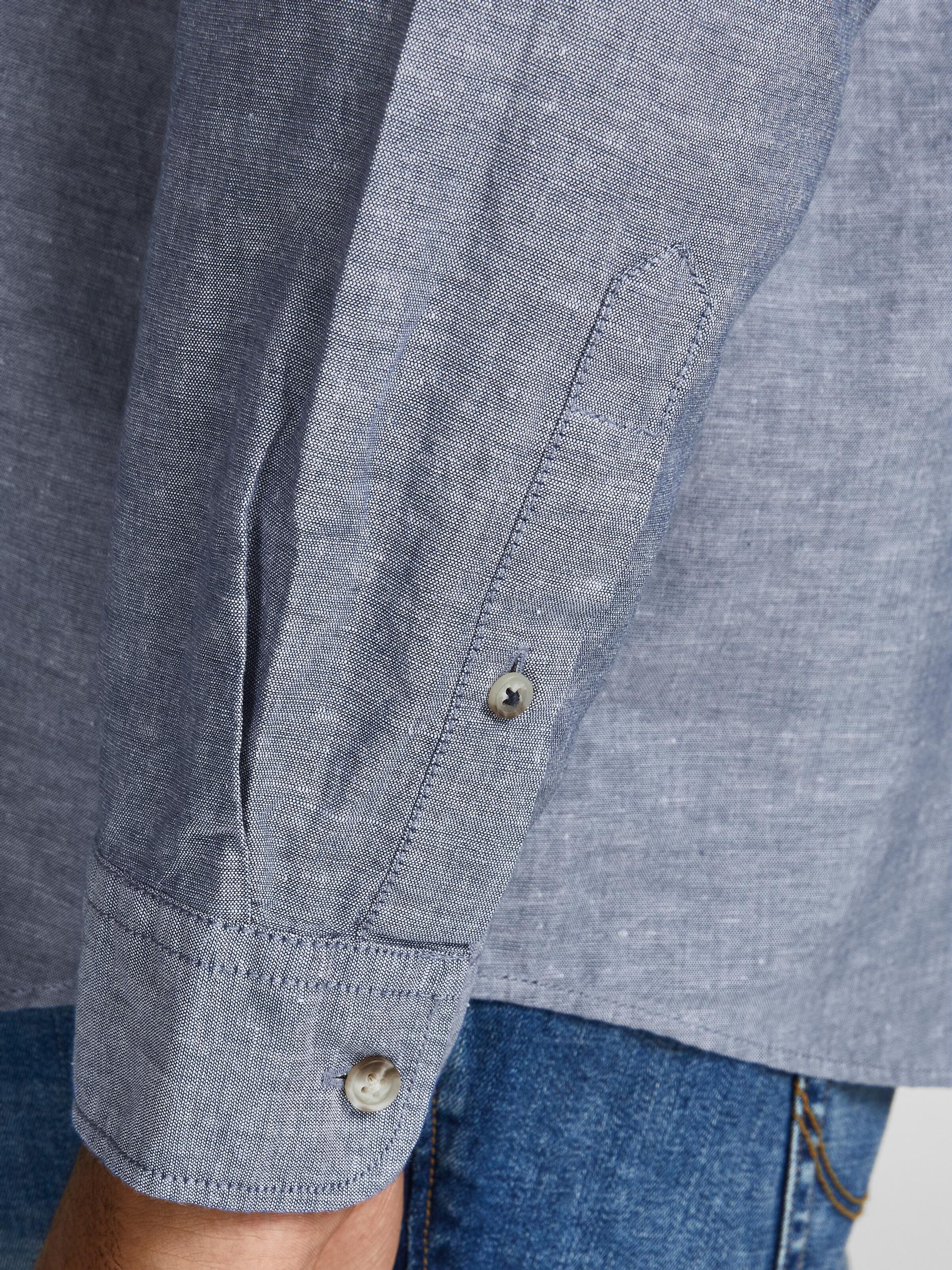 Männer Große Größen Jack & Jones Plus Hemd in Navy - MU19524 Männer Große Größen Jack & Jones Plus Hemd in Navy - MU19524