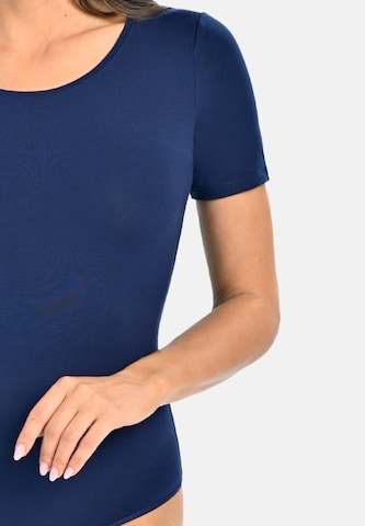 TEYLI Shirt Bodysuit in Blue