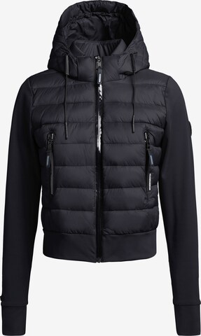 khujo Between-Season Jacket 'Dalis Matt' in Black: front