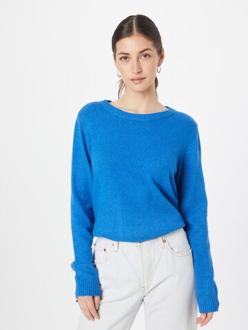 VILA Sweater 'RIL' in Blue: front