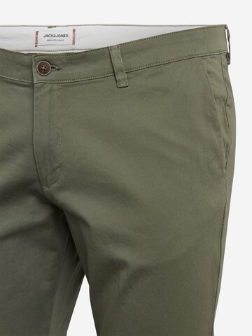 Slimfit Pantaloni chino 'ROY' di Jack & Jones Plus in verde