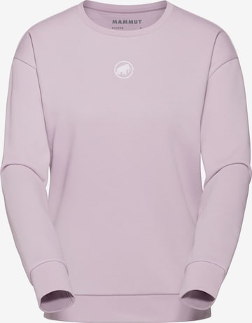 MAMMUT Sportsweatshirt in Lila: Vorderseite