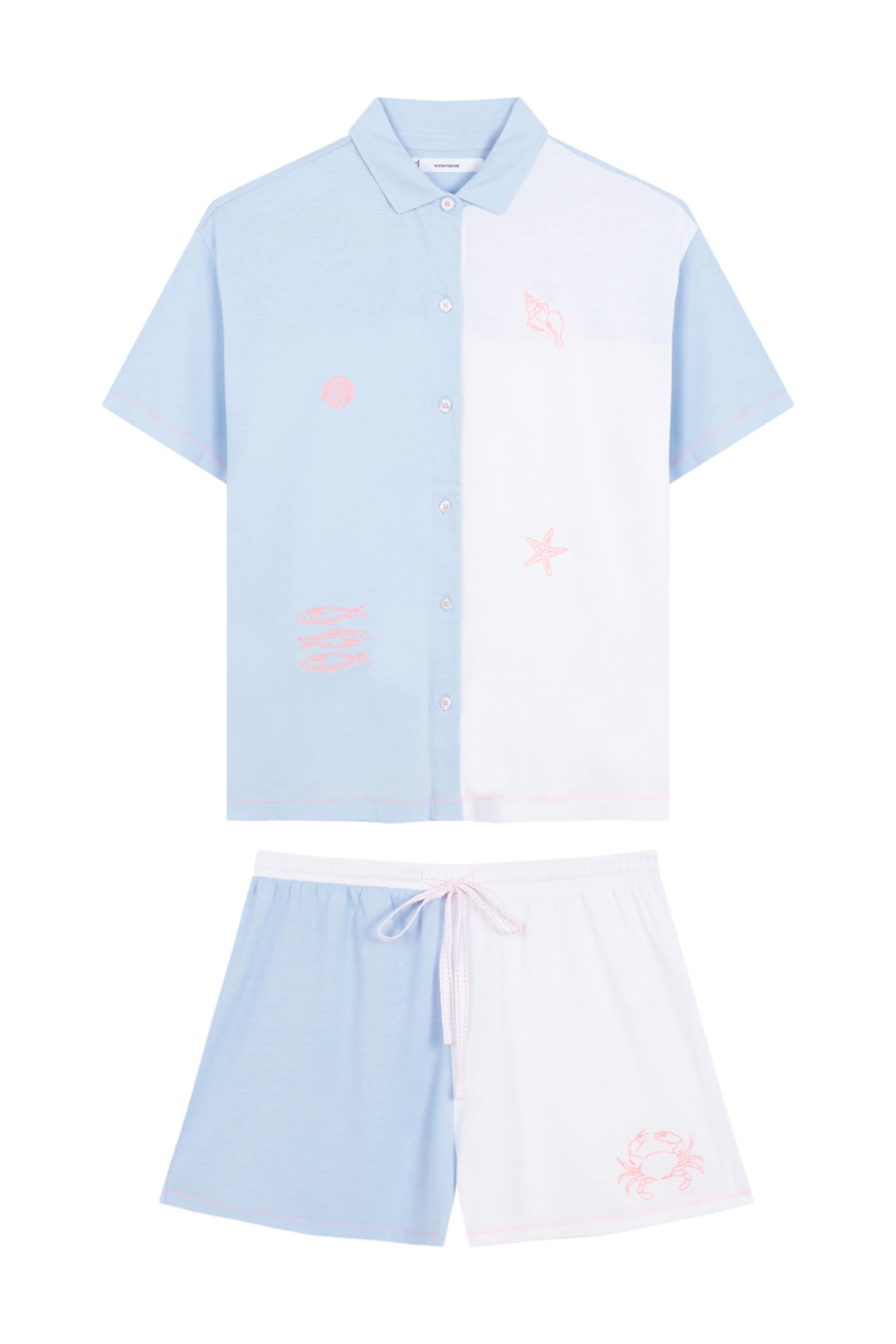 Women' Secret Shorty in Blau: Vorderseite