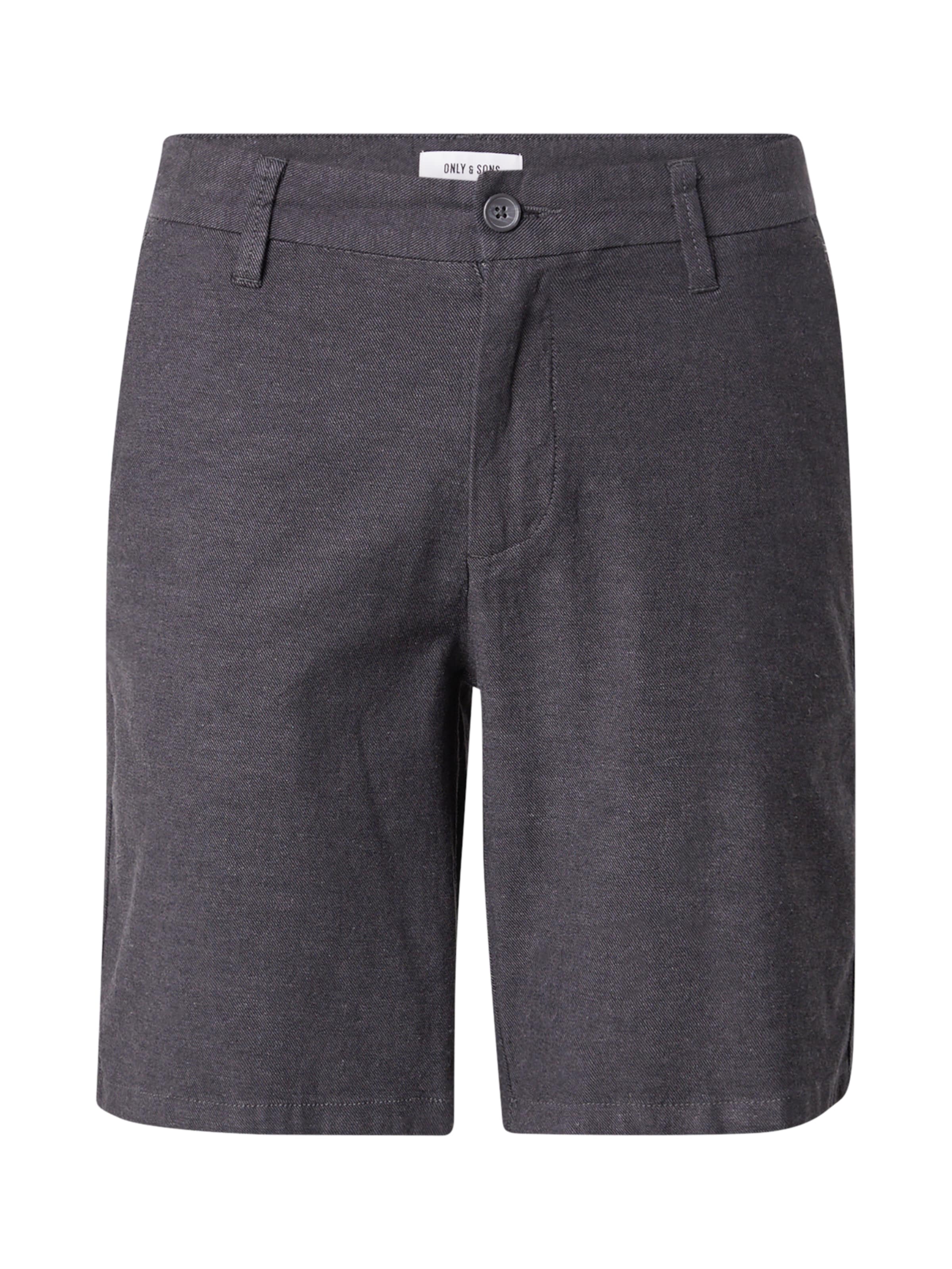 Only & Sons - regular Pantalón chino 'ONSMark' en negro: frente