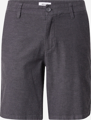 Pantaloni chino 'ONSMark' di Only & Sons in nero: frontale