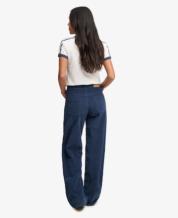 Superdry & Co Baggy Broek in Blauw