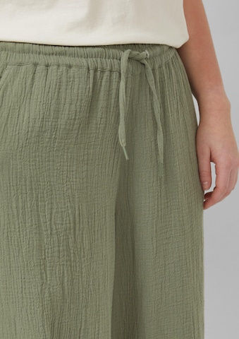 Wide Leg Pantalon QS en vert