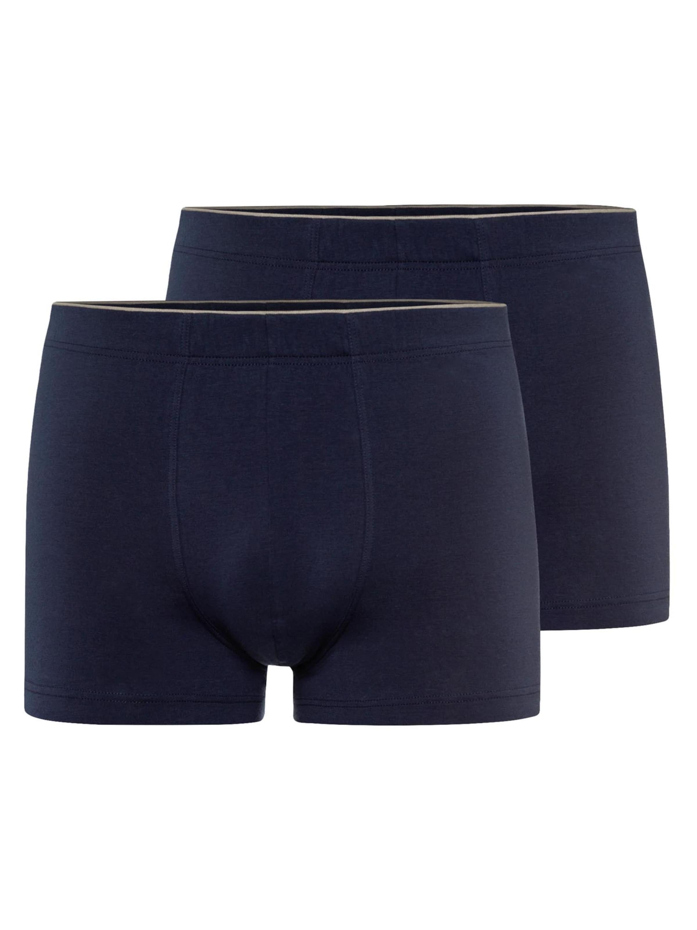 Hanro Boxer shorts 'Cotton Superior' in Blue: front