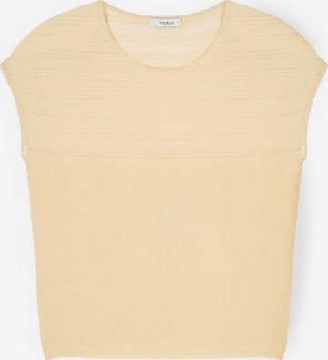MOTIVI - Jersey en beige: frente