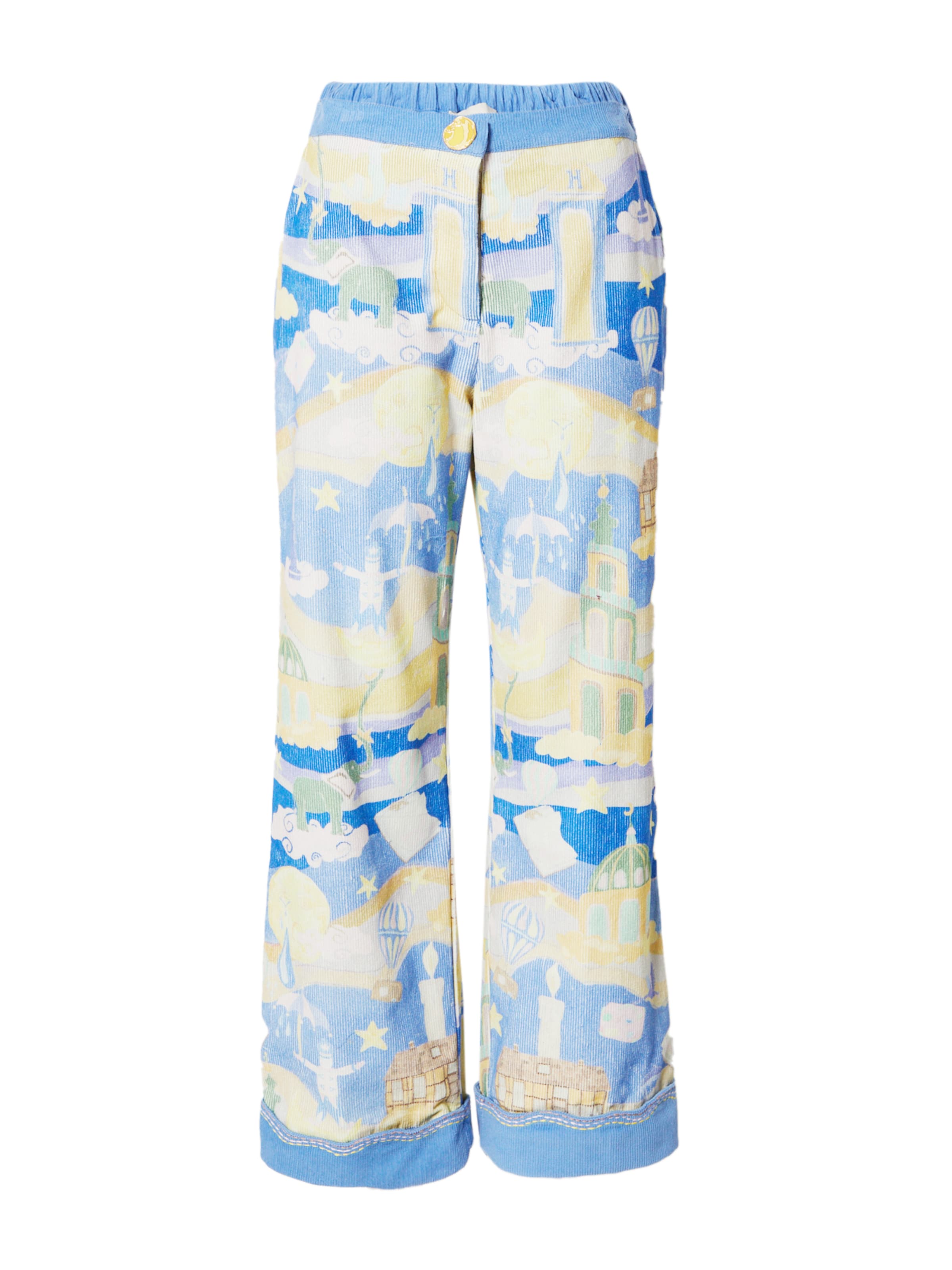 Helmstedt Bukser 'Akal' i beige / himmelblå / lyseblå / lysegul, Produktvisning