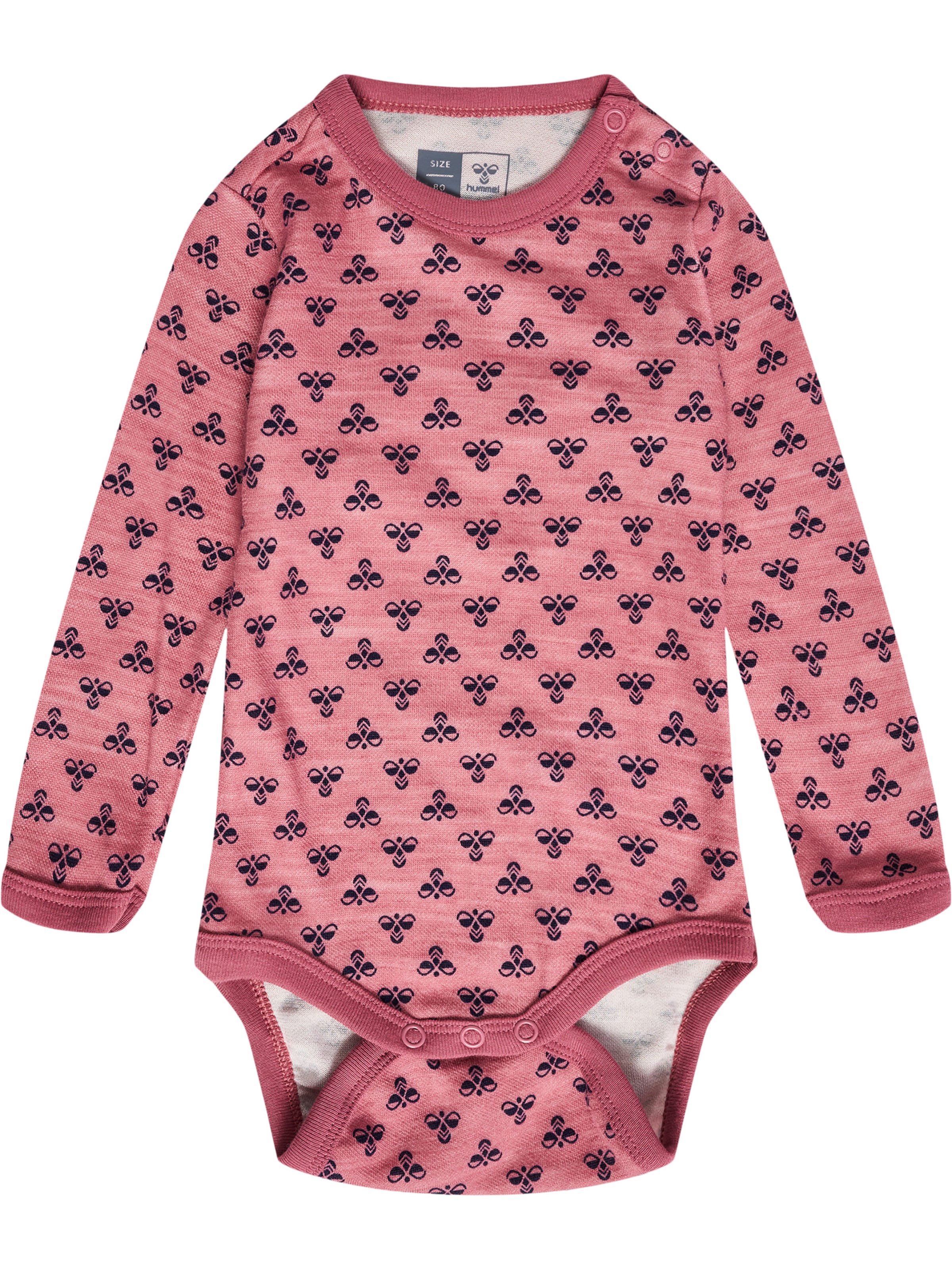 Hummel Rompertje/body in Roze: voorkant