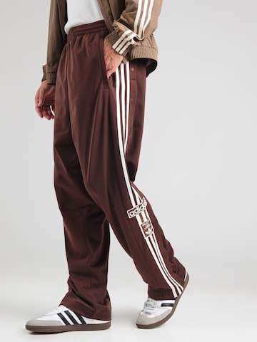 Loosefit Pantalon 'ADIBREAK' ADIDAS ORIGINALS en marron : devant
